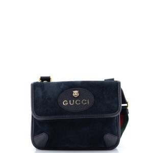 Gucci Neo Vintage Flap Messenger Suede #243254G13B
